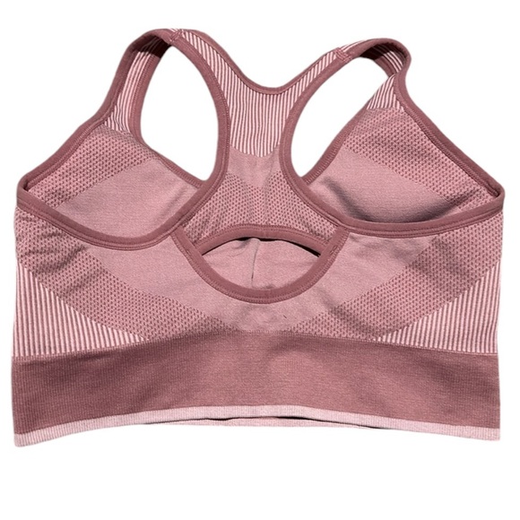 Puma Racerback Two-Tone Compression Sports Bra NWOT - Picture 2 of 3